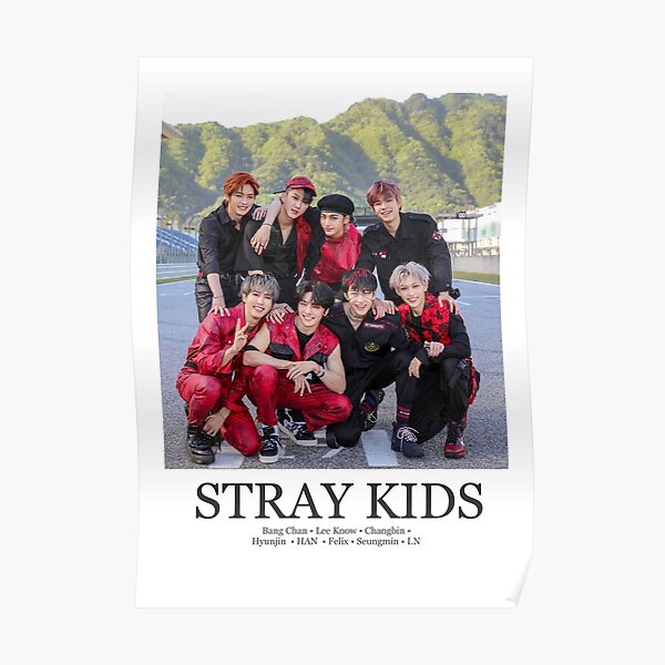 Áp phích quảng cáo trẻ em đi lạc RB0508 Sản phẩm ngoại tuyến Hàng hóa Stray Kids