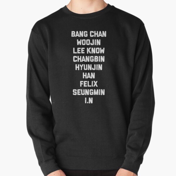 KPOP STRAY KIDS MEMBERS NAMES  Pullover Sweatshirt RB0508 product Offical Stray Kids Merch