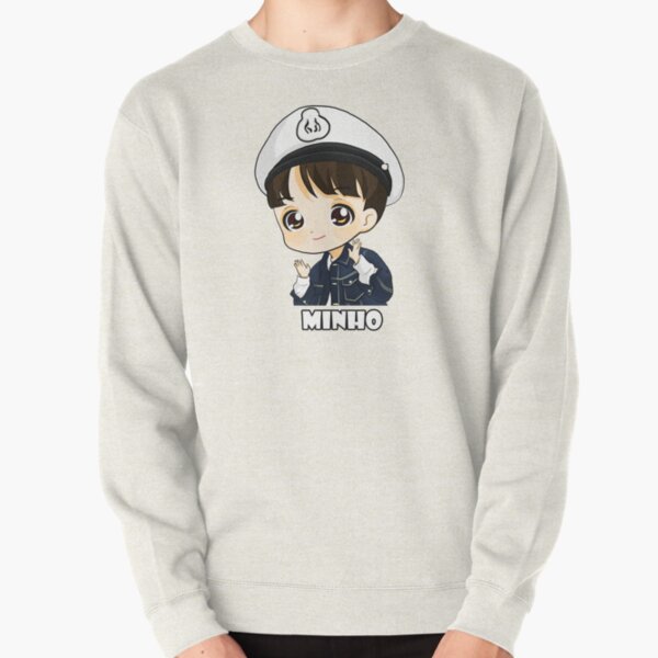 KPOP STRAY KIDS LEE KNOW MINHO CHIBI Pullover Sweatshirt RB0508 product Offical Stray Kids Merch
