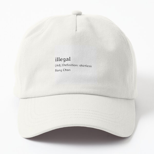Stray Kids Bang Chan illegal Dad Hat RB0508 product Offical Stray Kids Merch
