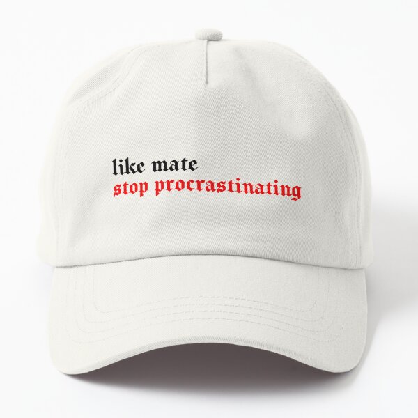 bangchan like mate, stop procrastinating Dad Hat RB0508 product Offical Stray Kids Merch