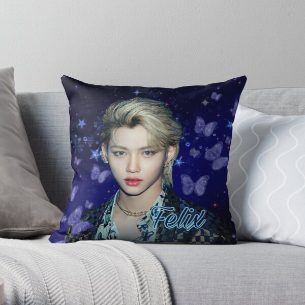 Stray Kids Felix Throw Pillow RB0508 product Offical Stray Kids Merch