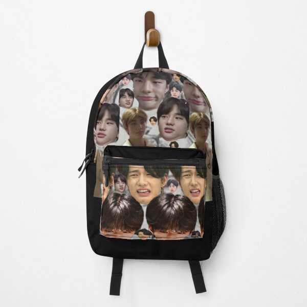 Sản phẩm Hyunjin Stray Kids meme Backpack RB0508 Offical Stray Kids Merch