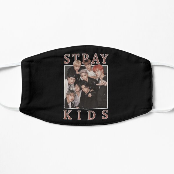 STRAY KIDS Cổ điển Ban nhạc Retro Phong cách thập niên 90 Mặt nạ phẳng RB0508 Sản phẩm Offical Stray Kids Merch