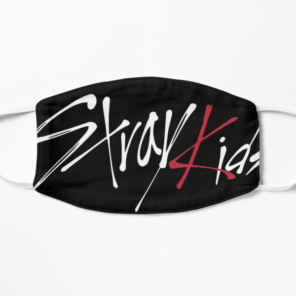 Logo Stray Kids Mặt nạ phẳng màu trắng RB0508 Sản phẩm ngoại tuyến Hàng hóa Stray Kids